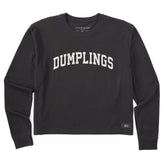 Women's Dumplings Arch Long Sleeve Crusher Boxy Tee