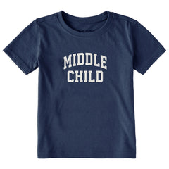 Toddler Middle Child Arch Short Sleeve Crusher Tee