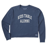 Women's Kids Table Alumni Arch Long Sleeve Crusher Boxy Tee