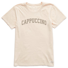 Women's Cappuccino Arch Short Sleeve Crusher Tee