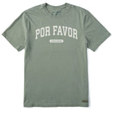 Men's Por Favor Arch Short Sleeve Crusher Tee