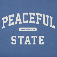 Men's Peaceful State Arch Short Sleeve Crusher Tee