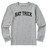 Kids Hat Trick Arch Long Sleeve Crusher Tee