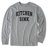 Men's Kitchen Sink Arch Long Sleeve Crusher Tee