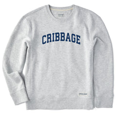 Women's Cribbage Arch Simply True Fleece Crew