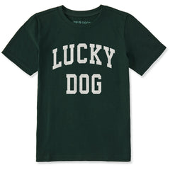 Kids Lucky Dog Arch Short Sleeve Crusher Tee
