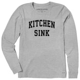 Women's Kitchen Sink Arch Long Sleeve Crusher Tee