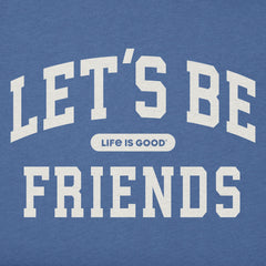 Kids Let's Be Friends Arch Short Sleeve Crusher Tee