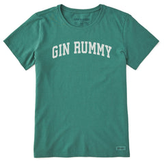 Women's Gin Rummy Arch Short Sleeve Crusher Tee