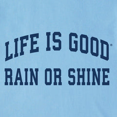 Men's Life is Good Rain or Shine Arch Short Sleeve Crusher Tee