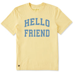 Men's Hello Friend Arch Short Sleeve Crusher Tee
