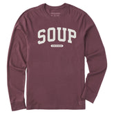 Men's Soup Arch Long Sleeve Crusher Tee