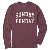 Men's Sunday Funday Arch Long Sleeve Crusher Tee