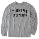 Men's Thanks for Everything Arch Long Sleeve Crusher Tee