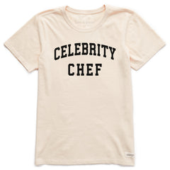 Women's Celebrity Chef Arch Short Sleeve Crusher Tee