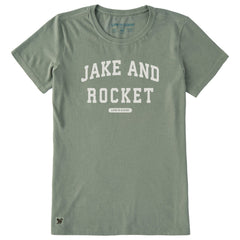 Women's Jake and Rocket Arch Short Sleeve Crusher Tee
