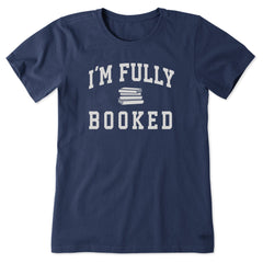 Women's I'm Fully Booked Arch Short Sleeve Crusher Tee