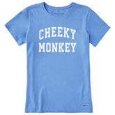 Women's Cheeky Monkey Arch Short Sleeve Crusher Tee