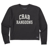 Women's Crab Rangoons Arch Long Sleeve Crusher Boxy Tee