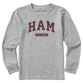Kids Ham Arch Long Sleeve Crusher Tee