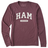 Women's Ham Arch Long Sleeve Crusher Tee