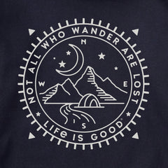 Adult Unisex Wander Compass Camp Every Wear Crew Sweatshirt