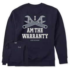 Adult Unisex I am the Warranty Every Wear Crew Sweatshirt