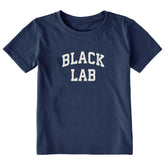 Toddler Black Lab Arch Short Sleeve Crusher Tee