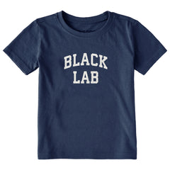 Toddler Black Lab Arch Short Sleeve Crusher Tee