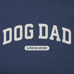 Men's Dog Dad Arch Simply True Fleece Hoodie
