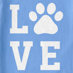 Kids Love Paw Arch Short Sleeve Crusher Tee