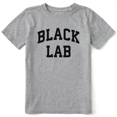 Kids Black Lab Arch Short Sleeve Crusher Tee