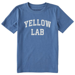 Kids Yellow Lab Arch Short Sleeve Crusher Tee