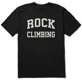 Men's Rock Climbing Arch Short Sleeve Crusher Tee