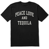 Men's Peace Love and Tequila Arch Short Sleeve Crusher Tee