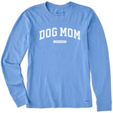 Women's Dog Mom Arch Long Sleeve Crusher Tee