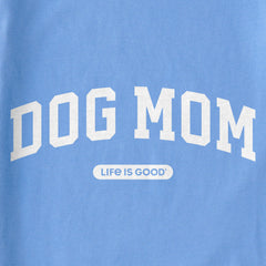 Women's Dog Mom Arch Long Sleeve Crusher Tee