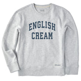 Women's English Cream Arch Simply True Fleece Crew