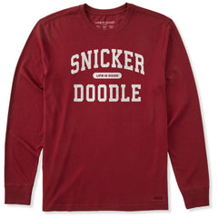 Men's Snicker Doodle Arch Long Sleeve Crusher Tee