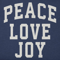 Men's Peace Love Joy Arch Long Sleeve Crusher Tee