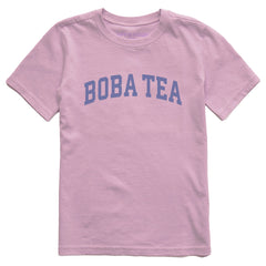 Kids Boba Tea Arch Short Sleeve Crusher Tee