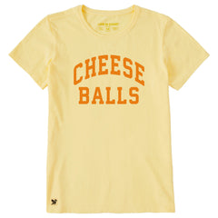 Women's Cheese Balls Arch Short Sleeve Crusher Tee