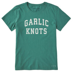 Women's Garlic Knots Arch Short Sleeve Crusher Tee