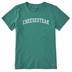 Women's Cheesesteak Arch Short Sleeve Crusher Tee