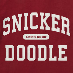 Toddler Snicker Doodle Arch Short Sleeve Crusher Tee