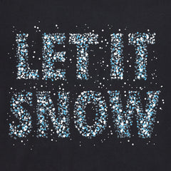 Women's Let it Snow Sparkle Long Sleeve Crusher Tee