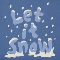 Men's Let it Snow Stack Long Sleeve Crusher Tee