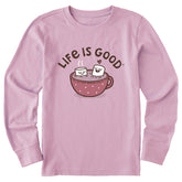 Kids Cocoa Time Long Sleeve Crusher Tee