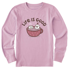 Kids Cocoa Time Long Sleeve Crusher Tee