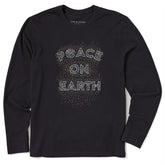 Men's Peace on Earth Long Sleeve Crusher Tee